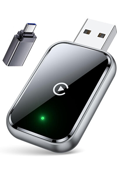 Generic محول CarPlay اللاسلكي لأجهزة iPhone وAndroid، تلقائي لأجهزة iPhone iOS 10+/ Android 11+، يدعم OTA