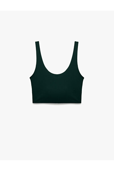 Koton Slim Fit Sleeveless U Neck Sports Bra