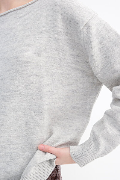 Addax Boat Neck Knitwear Sweater K3480