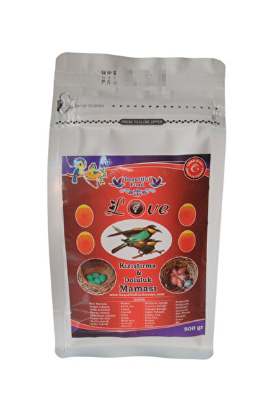 BEAUTİFULFOOOD Beautiful Food Mama 500 gr Love(Kızıştırma ve Doluluk) Kuş Maması