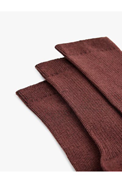 Koton Комплект от 3 чифта памучни чорапи