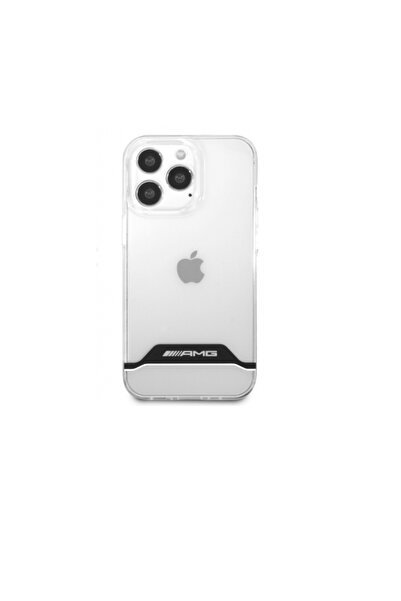 AMG Carcasă Husa pentru iPhone 13 Pro, PC/TPU, dungi albe, rezistentă la apă, transparentă