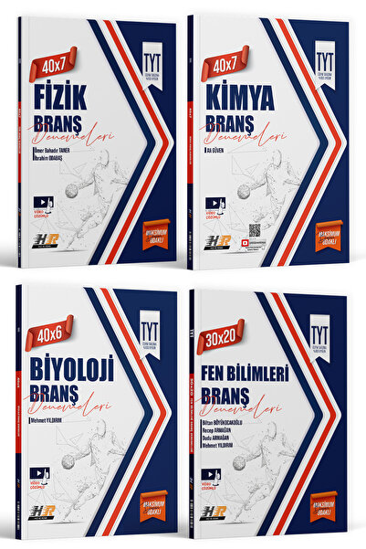 Hız ve Renk Yayınları TYT Fizik Kimya Biyoloji ve Fen Bilimleri Branş Denemel...