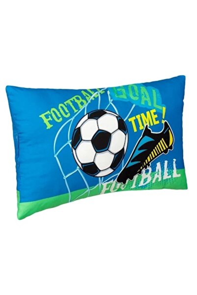OEM Blue Decorative Football Pillow for Children 50x30cm