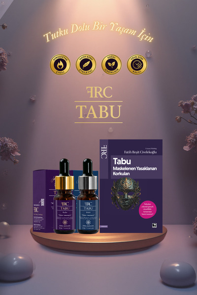 FRC Tabu Kadın Arzu ve Erkek Desteği Doğal Esans Yağları ve Tabu Kitap