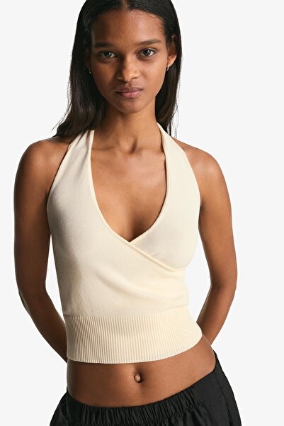 Bershka Çapraz halter top