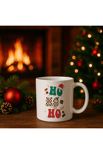 MODA كوب من البورسلين هدية لعيد الميلاد المجيد مطبوع