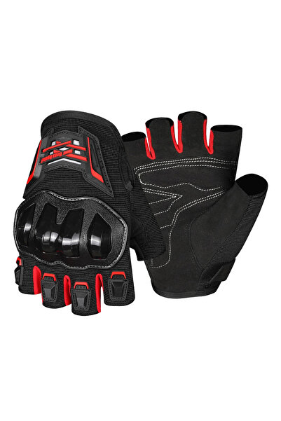 Forte GT قفازات ForteGT ONES AGAIN MG14D الحمراء بدون أصابع