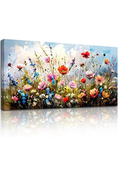 Today Idea Large Wall Art Canvas Prints, Farmhouse Floral Botanical Wall Deco...