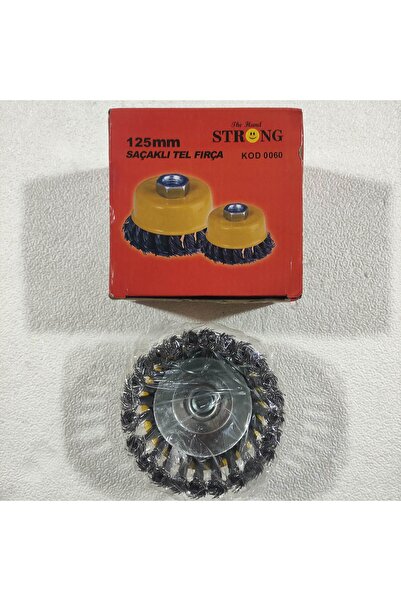 Strong 125 MM BURGULU SAÇAKLI ÇANAK TEL FIRÇA KOD :0060