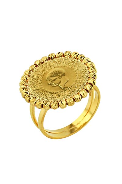 Altınkaynak 22 Ayar Altın Çeyrekli Yüzük - 0199574