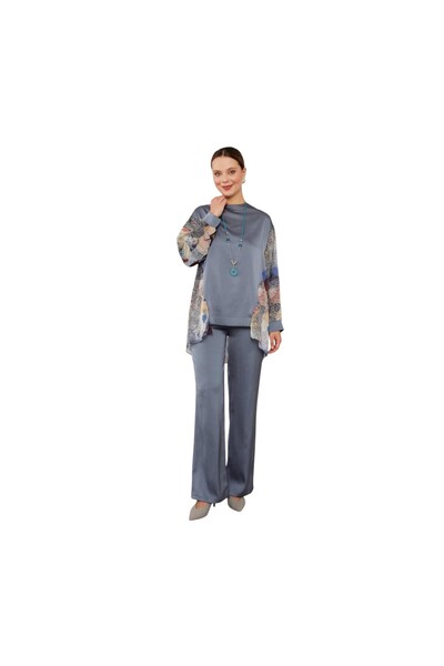 Levidor Patterned Chiffon 2 Piece Set