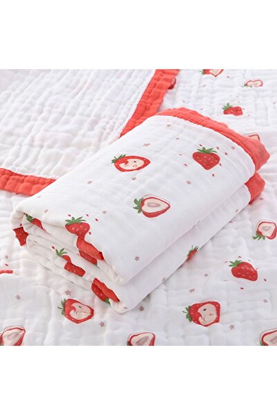 Ominii Baby gauze bath towel cotton children's towel six-layer quilt baby newborn baby blanket 110*110CM