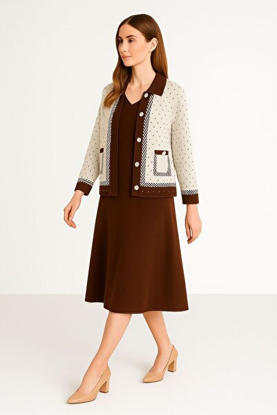 MAY MARA 2-Piece Knitwear Set with Jacket and Dress