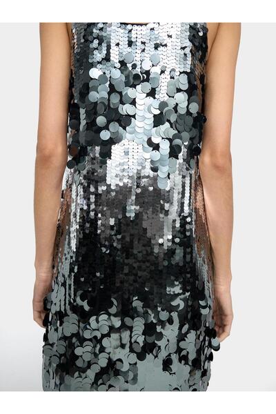 PARFOIS Kısa Payetli Elbise