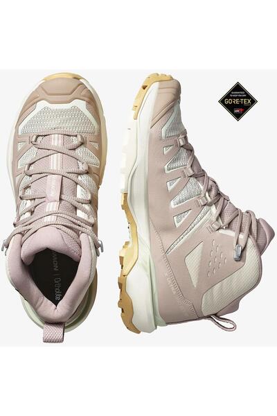 Salomon Dámské outdoorové boty X Ultra 360 Edge Mid Gtx W L478163 - BÉŽOVÉ