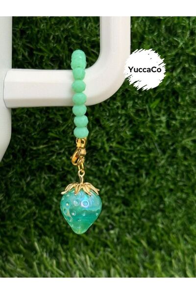 YuccaCo Accessorize Your Life Strawberry Thermos Ornament/Strawberry Thermos Charm/Bag Charm