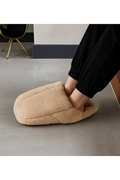 Pabtex Plush Foot Warmer Slippers That Completely Enclose the Feet – Soft Win...