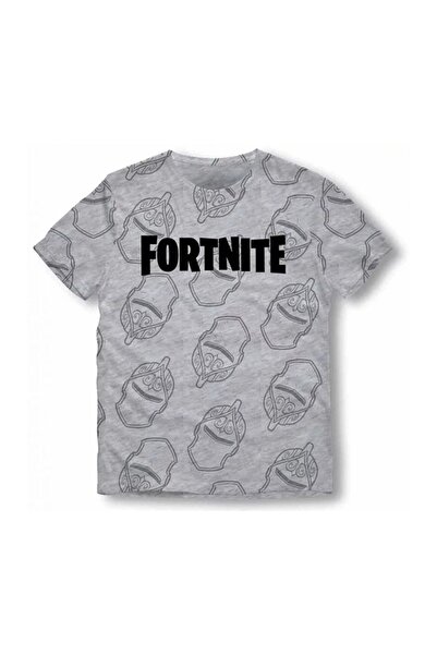 Fortnite Grey Helmet T-shirt