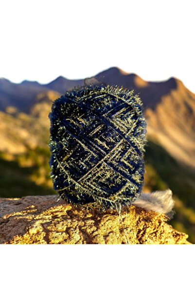 Kırlangıç Moher tiftik & kristal sim sakal karışımı tasarim el örgü 140 gr