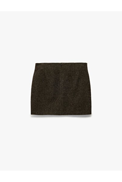 Koton X Melis Ağazat - A-Line Mini Skirt with Stone Detail