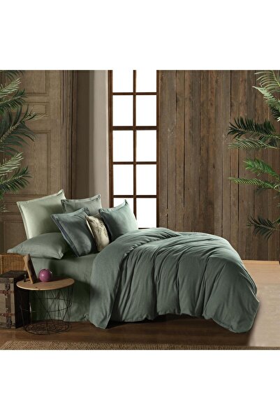 Sarev Luss Flannel Prime Collection Single Duvet Cover Set Green