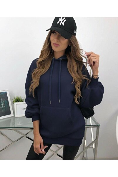 Modafeminen Üc İplik Sweat 581885 LACİVERT