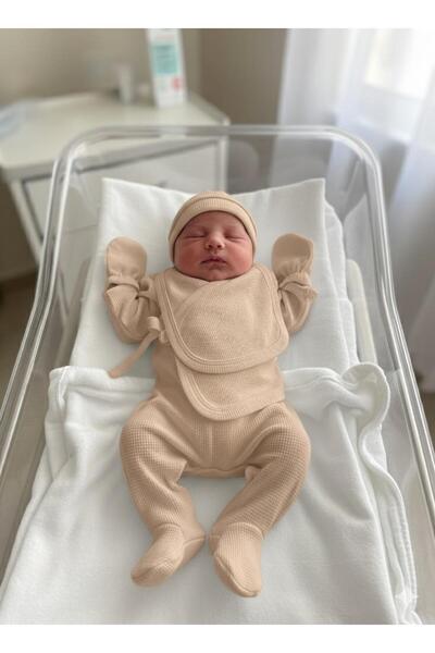 lorio kids Lorio Unisex Hospital Release 100% Cotton Snap Fastener Newborn 5-Piece Set