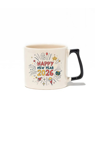 baskigo.com New Year Happy New Year 2026 Gift Luxury Mug - Gift Ceramic Mug