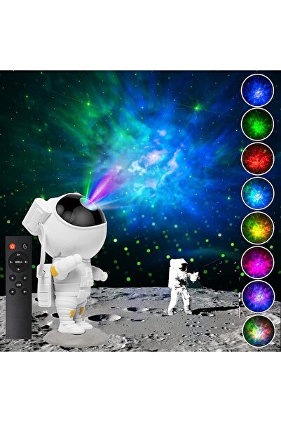 easyCTRL Astronaut Galaxy Projector 25 cm, Bluetooth Speaker, Night Light, 360° Adjustable Magnetic Stand, W