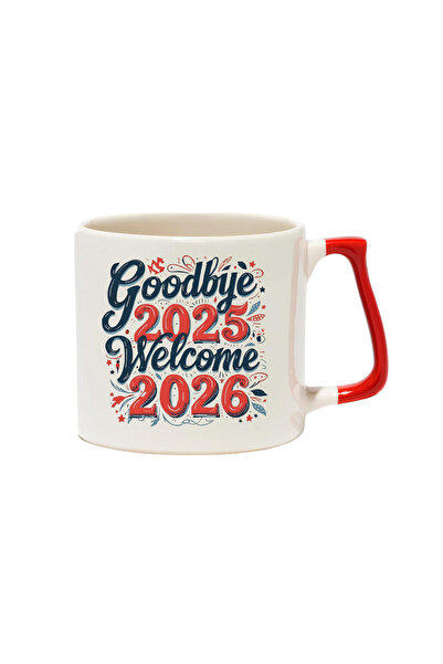 baskigo.com New Year Goodbye 2025 Welcome 2026 Gift Luxury Mug - Gift Ceramic...