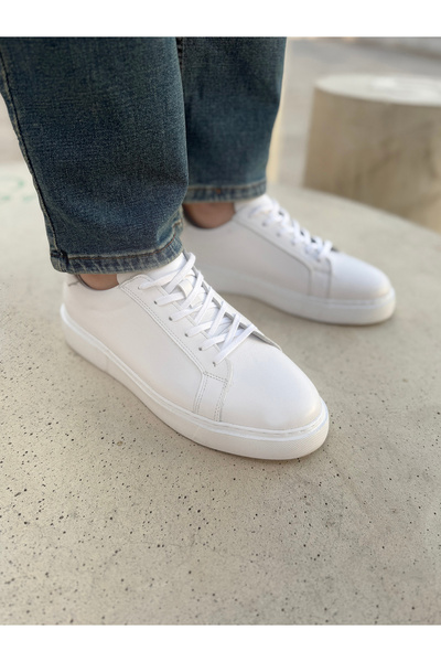 Avni Ceylan Men's White Casual Sports Sneaker