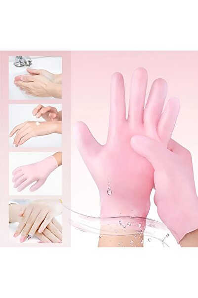 EVİMDM Slikon Nemlendirici El Bakım Eldiveni – Yıkanabilir Maske Eldiven