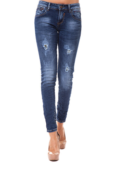 TINKA Fashion Blugi skinny cu rupturi
