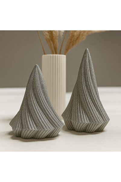 Homentum | Gracio | Set of 2 sculptural decorative fir trees