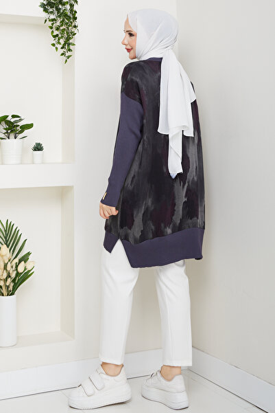 Pamuk Butik Women's Silk Kupra Mercerized Knitwear Tunic