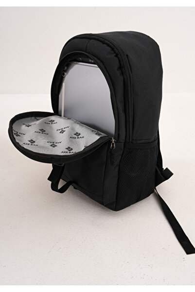 Boman Shop Black Multi-Compartment Waterproof Sports Course Laptop Travel and Daily Use Backpack