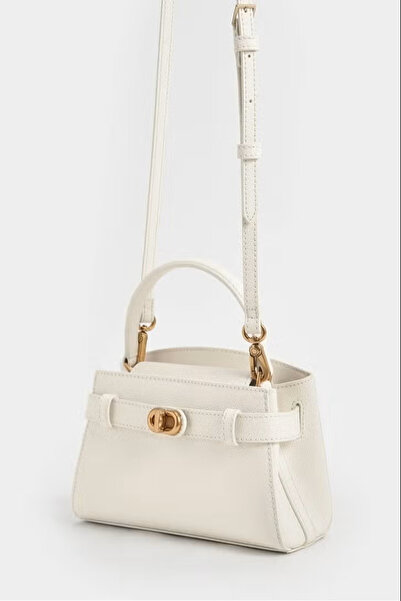 Generic Aubrielle Croc Tote - Cream