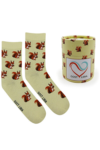 GOST LİRİA جوارب السنجاب – جوارب منقوشة للجنسين