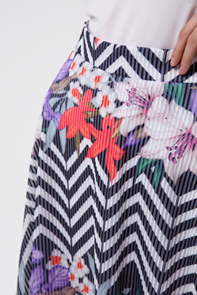 Asees Floral A-Line Skirt