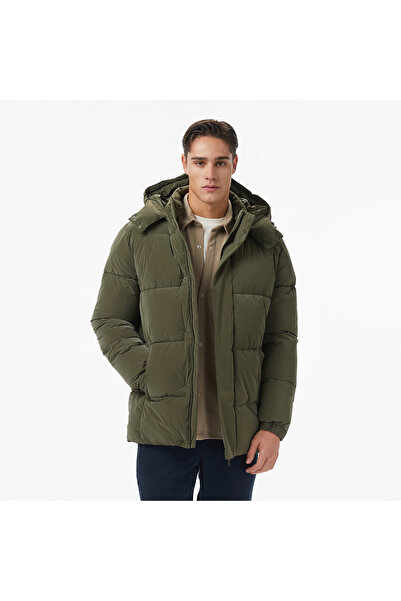 Nautica Erkek Yeşil Regular Fit Mont