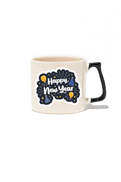 baskigo.com New Year's Eve Happy New Year Luxury Mug - Gift Ceramic Mug