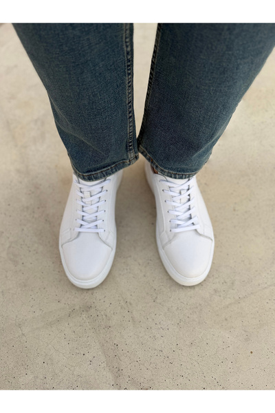 Avni Ceylan Men's White Casual Sports Sneaker