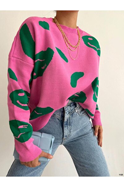 Modafeminen Knitted sweater tr0125 green