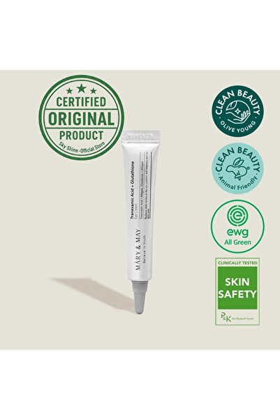 MARY كريم العين بحمض الترانيكساميك والغلوتاثيون من &May، 30 مل (الأصلي من شرك...