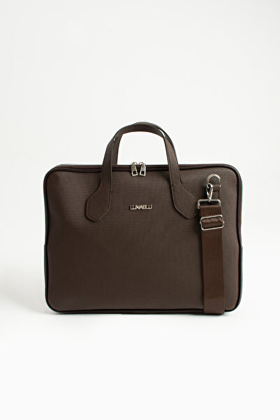 LUNABLU Τσάντα φορητού υπολογιστή χαρτοφύλακα 15,6 ιντσών με αδιάβροχο ύφασμα