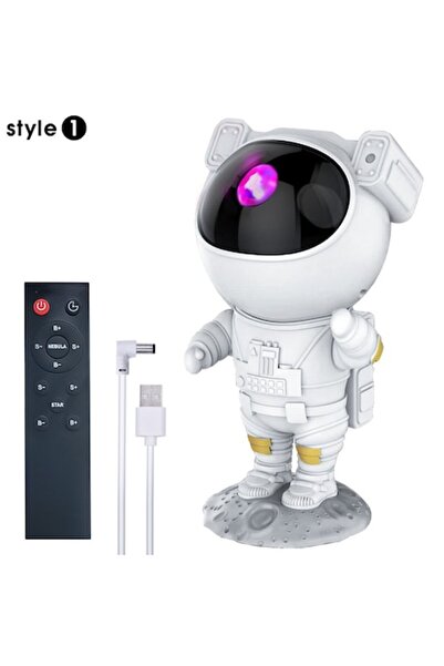 easyCTRL Astronaut Galaxy Projector 25 cm, Bluetooth Speaker, Night Light, 360° Adjustable Magnetic Stand, W