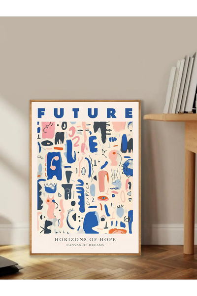 Tuba Decor Tablo dintr-o singură bucată cu rame din lemn pentru sufragerie, s...