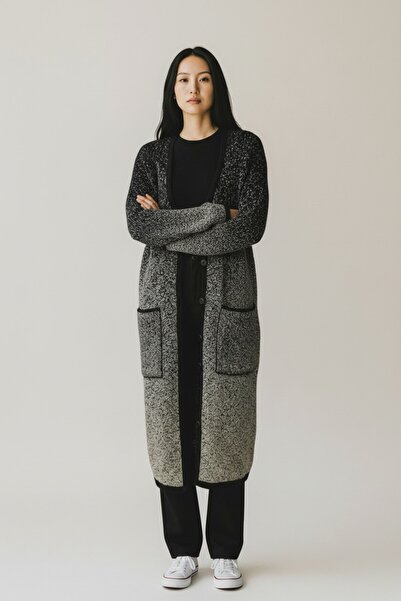 Lanze Long Knitwear Cardigan Patterned