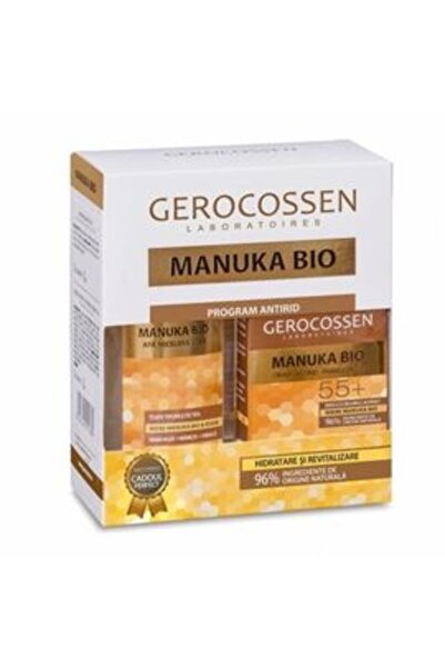 GEROCOSSEN Set cadou Mannuka Bio Crema antirid de zi 50 ml si Apa micelara 3i...
